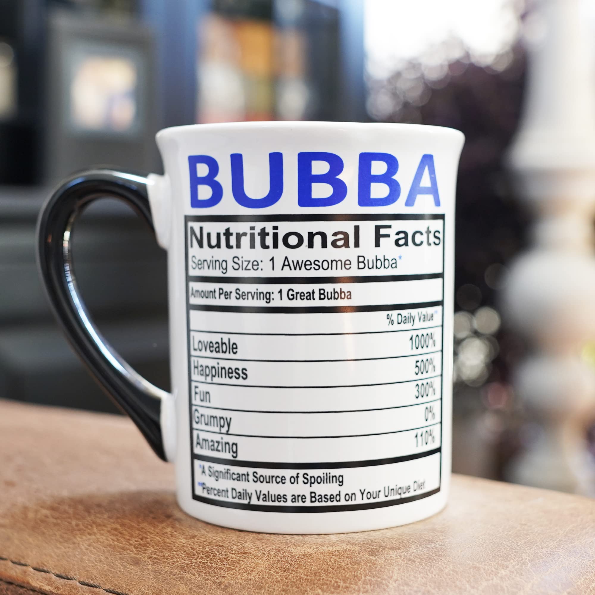 Bubba Cup 16oz Ceramic Coffee Mug - Insulated Travel Mug for Hot & Cold Drinks, Perfect Gift for Men, Dad, Grandpa - Ideal for Home, Office & Outdoor Use