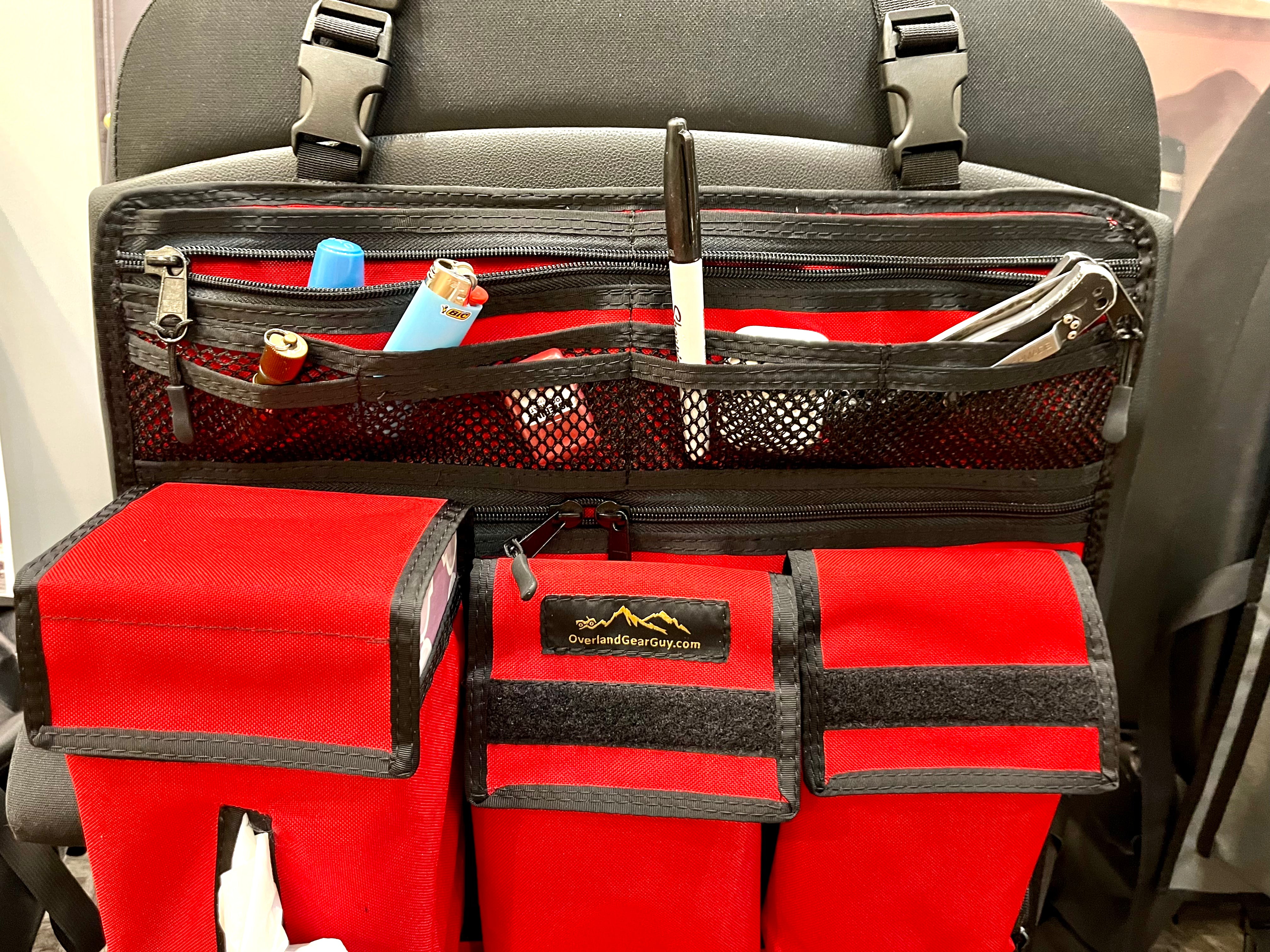 Moab Seat Organizer for Car - Durable & Spacious Backseat Organizer with Multiple Pockets - Perfect for Road Trips, Travel & Family Road Trips