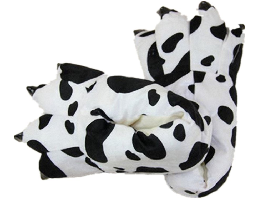 Akanbou Monster Paw Plush Slippers - Soft Cosplay Claw Slippers for Adults, Warm Fuzzy House Shoes for Halloween Costume & Anime Conventions - Perfect for Home, Parties, and Themed Events
