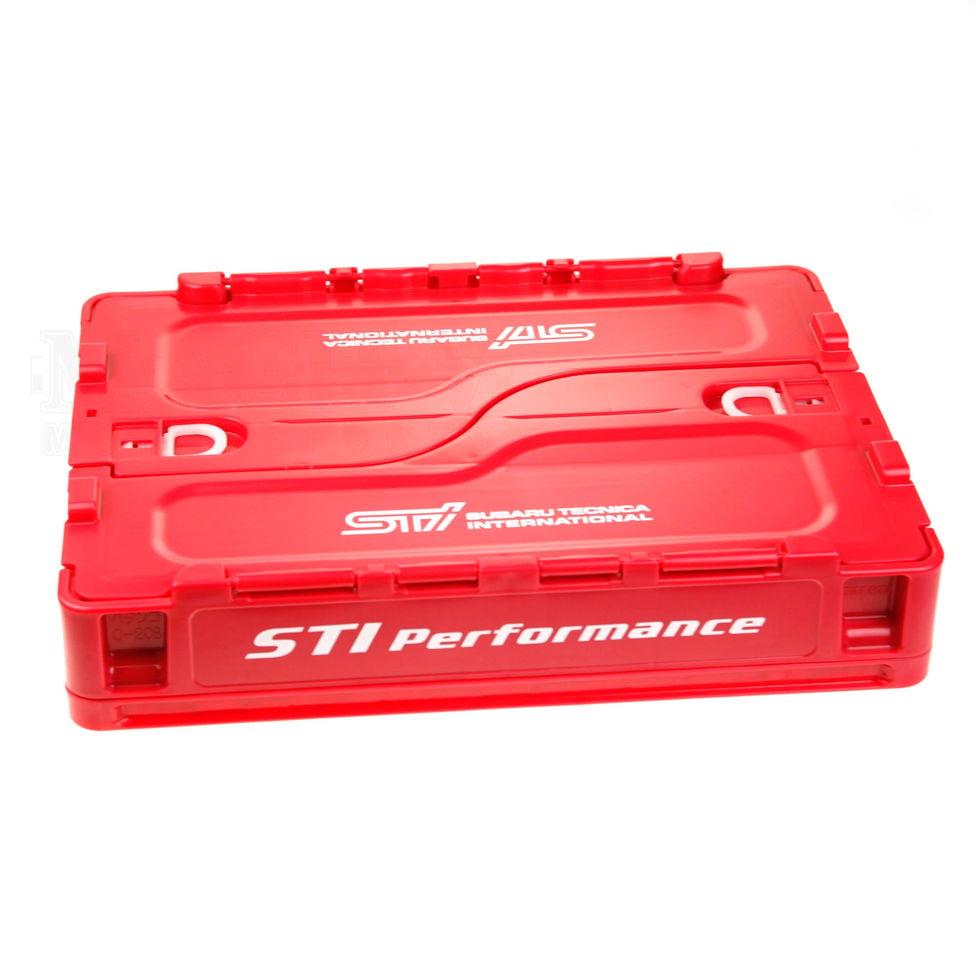 STI Performance Collapsible Storage Crate - Foldable Organizer Bin for Home, Office, Car & Outdoor Use - Durable Plastic Container for Toys, Groceries, Sports Gear & More