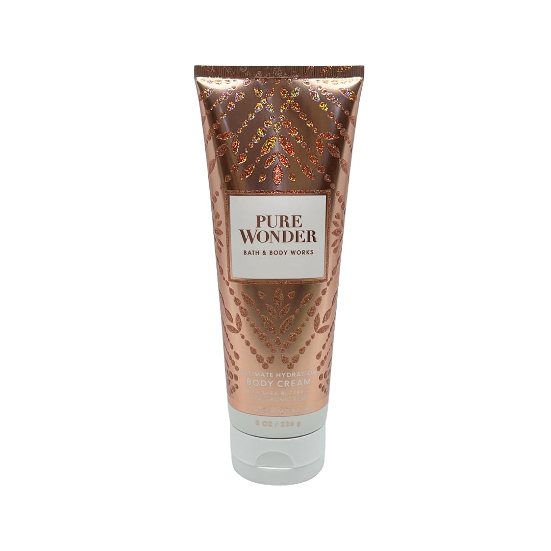 Bath & Body Works PURE WONDER Deluxe Gift Set - Fragrance Mist, Body Cream, Lotion & Shower Gel Full Size Set - Perfect for Holidays, Birthdays & Self-Care Gifts