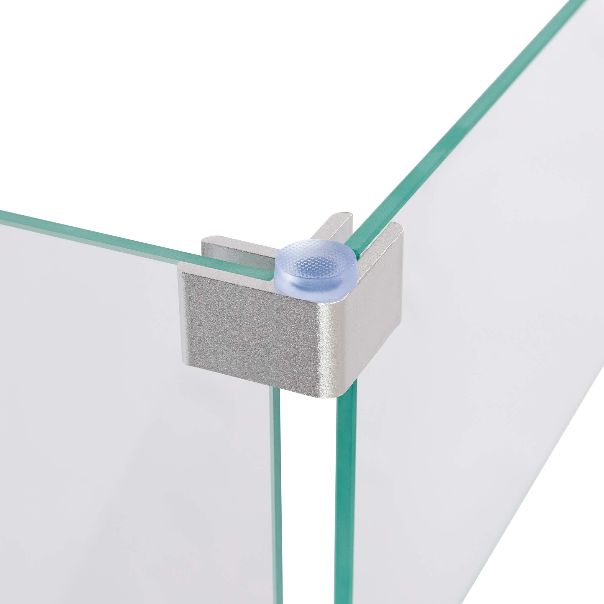 Fire Sense 63247 22.5 Inch Square Clear Tempered Glass Wind Guard for Propane Gas Fire Pits & Patio Heaters - Best Flame Viewing Experience - Perfect for Outdoor Gatherings, Backyard Patio, and Camping Nights