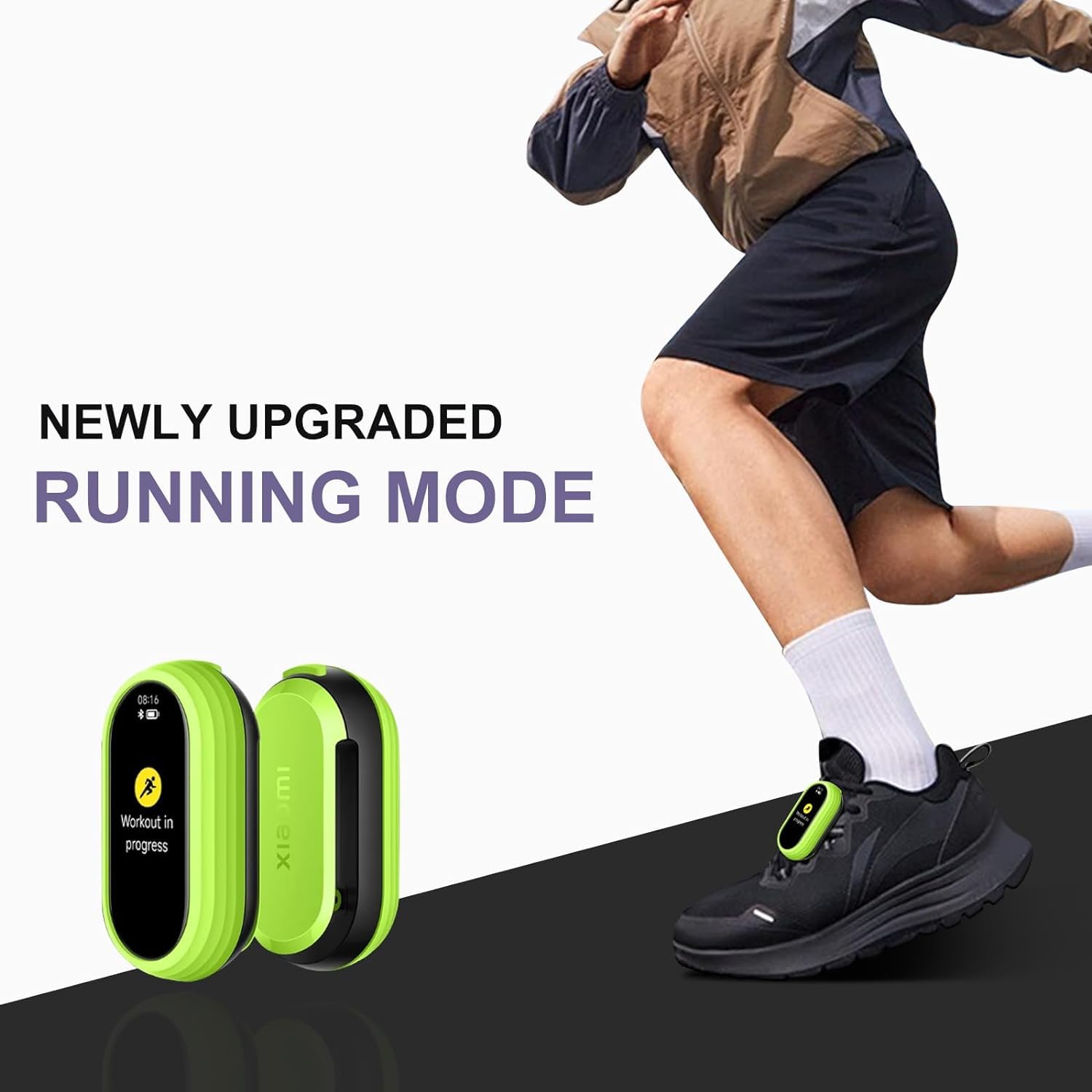 Xiaomi Mi Smart Band 8 Fitness Tracker with AMOLED Display - Heart Rate Monitor, 190mAh Battery (16-Day Life), 150+ Sport Modes | Perfect for Running, Swimming & Daily Activity Tracking