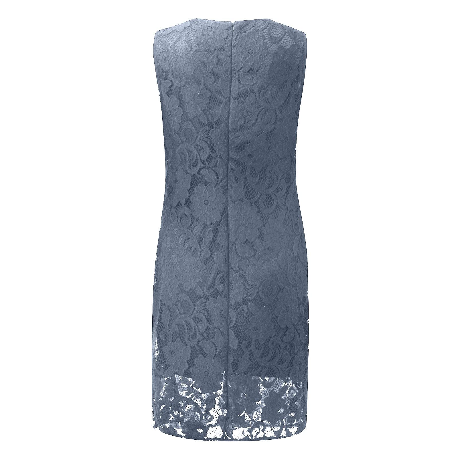 Elegant Plus Size Women's Two-Piece Suit: Lace Dress & Cardigan Set for Mother of The Bride, Formal Events & Evening Occasions | Perfect for Weddings, Parties & Special Celebrations