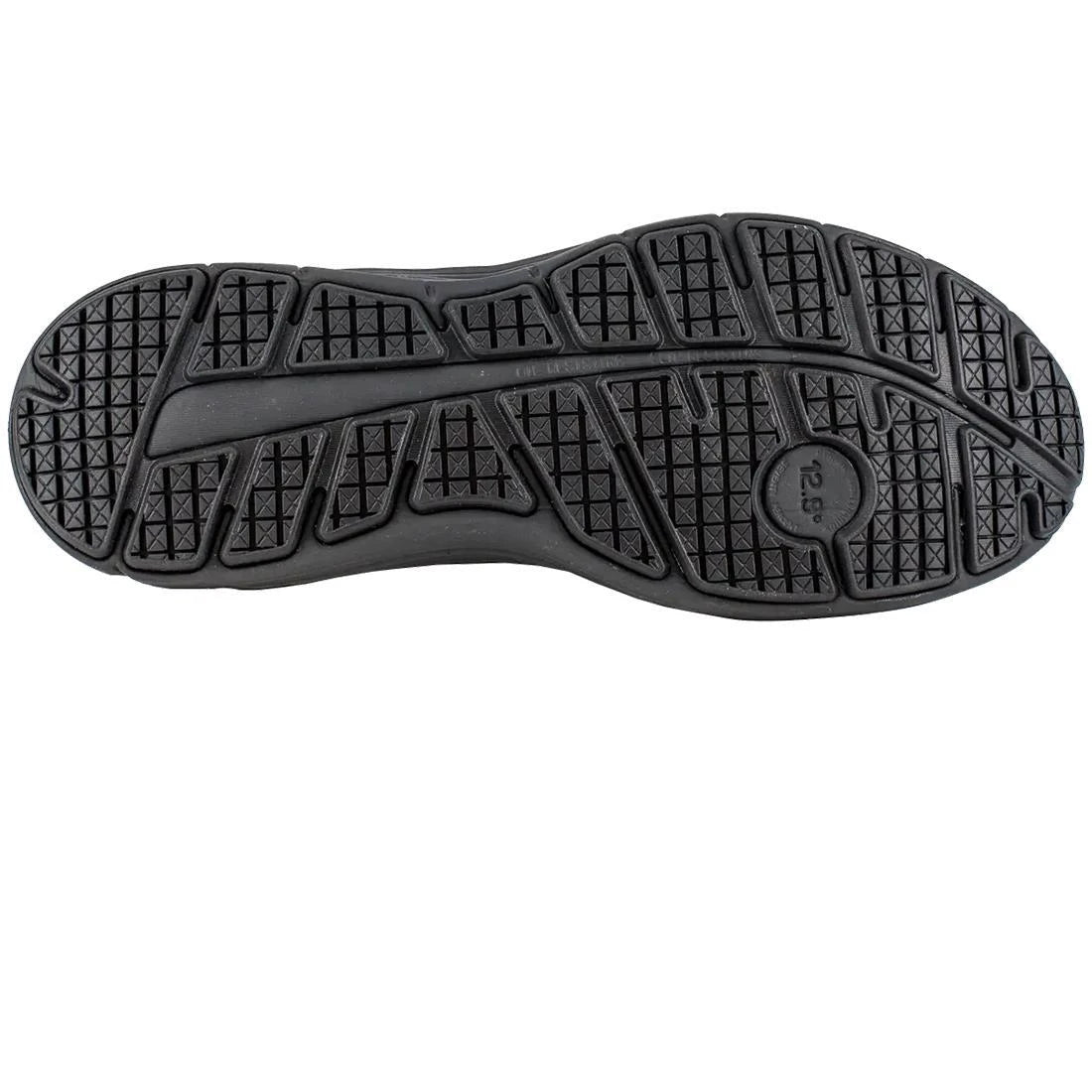 Men's Black Steel Toe Athletic Work Shoes - Lightweight Safety Sneakers for Construction, Warehouse & Outdoor Jobs