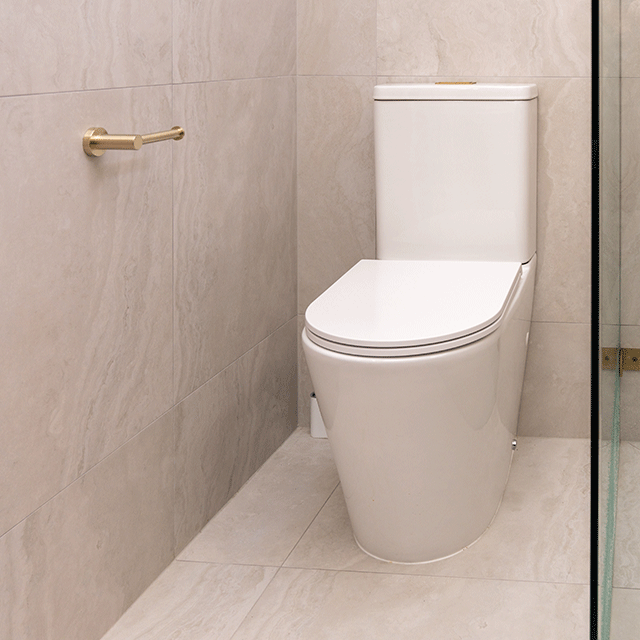 Elegant Universal Rimless Toilet Suite - Modern Water-Saving Bathroom Fixture for Home & Commercial Use