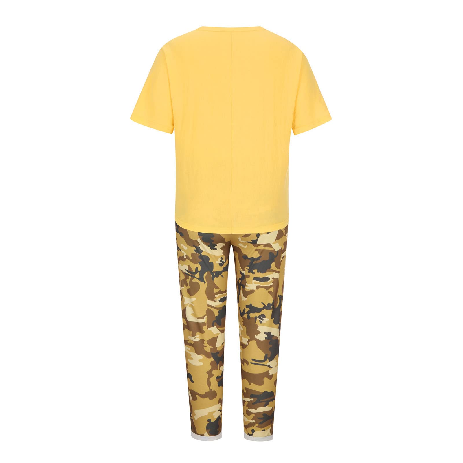 Oelaio Women's Wide Leg Lounge Set - 2 Piece Button Down Pajama Set with Oversized Pants | 100% Cotton Linen Pajamas for Women | Casual Travel Outfits & Home Wear | Perfect for Lounging, Sleeping and Airplane Comfort