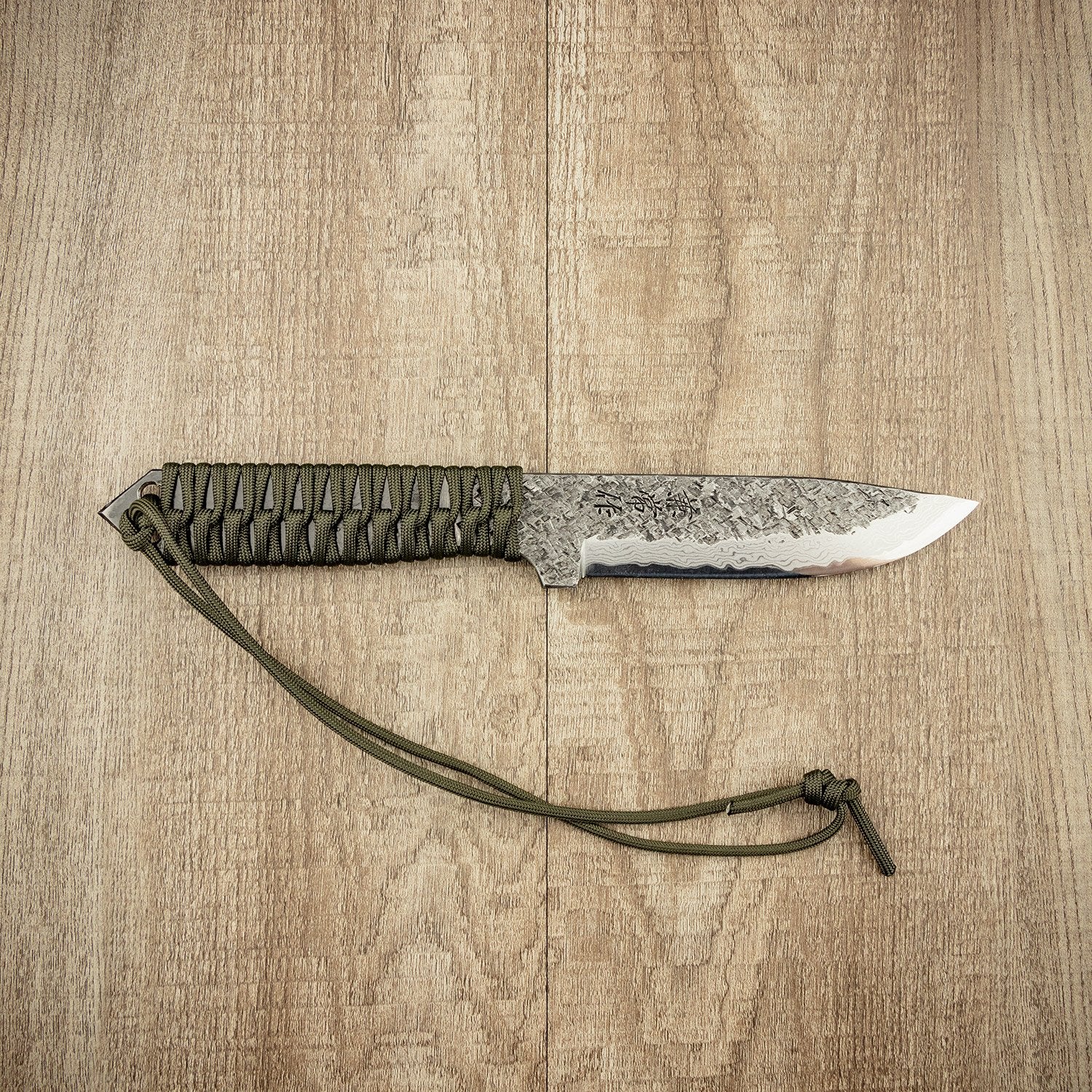 Seki Kanetsune KARASU 125mm Outdoor Knife - Premium Japanese Stainless Steel Camping Knife for Hunting, Fishing & Bushcraft