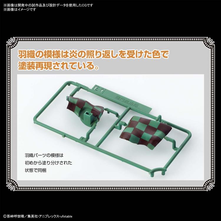 Bandai Demon Slayer Kimetsu no Yaiba Tanjiro Kamado Hinokami Kagura Ver. Action Figure Model Kit - Anime Collectible for Fans, Display & Cosplay Props