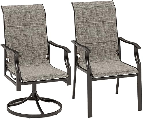 High-back Padded Fabric-swivel & Leg
