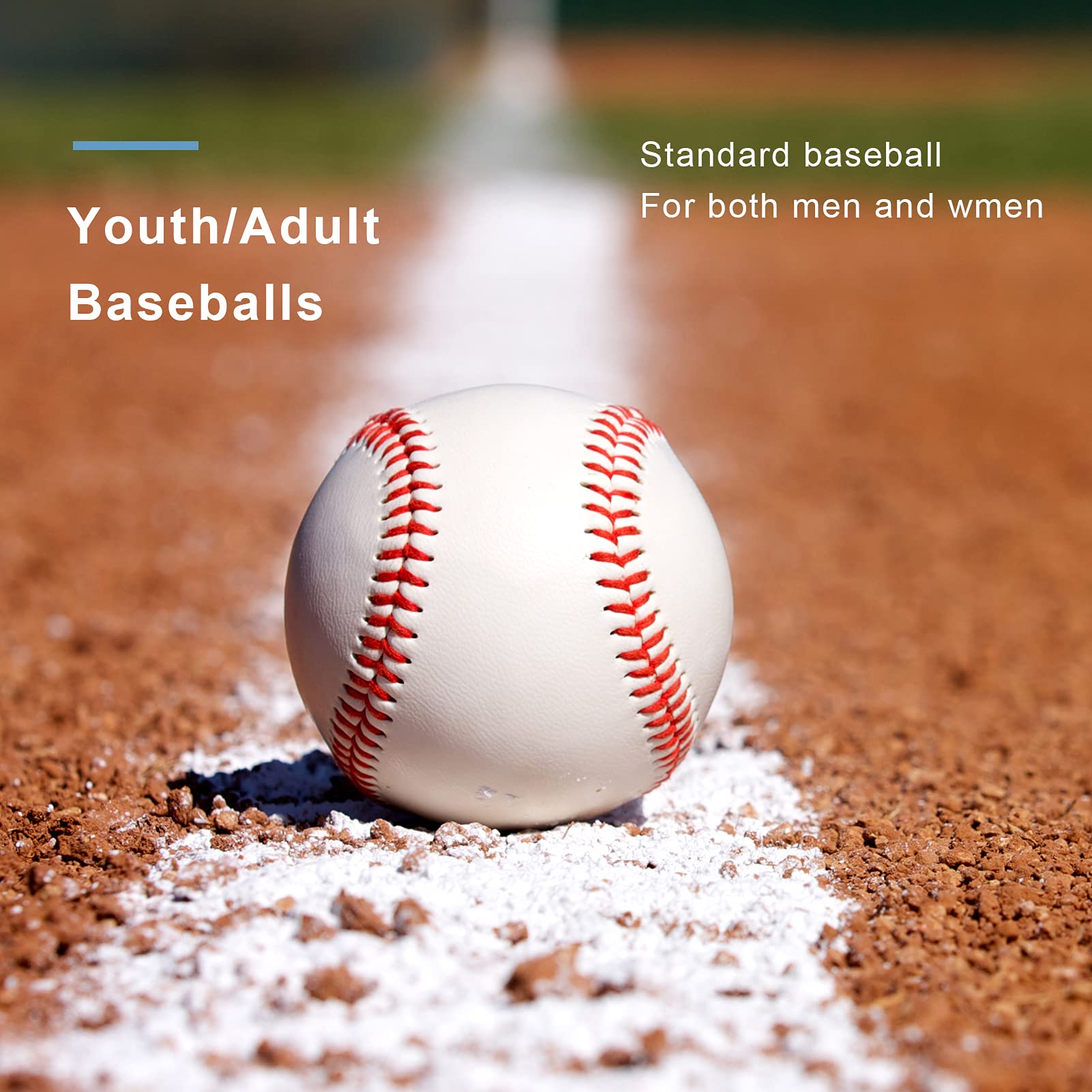 GKK 12 Pack Baseballs - 9 Inch Soft Safety Tee Balls for Kids & Youth Training | Perfect for Batting, Fielding, Pitching Practice | Great for Backyard, Little League & Baseball Drills (One Dozen)