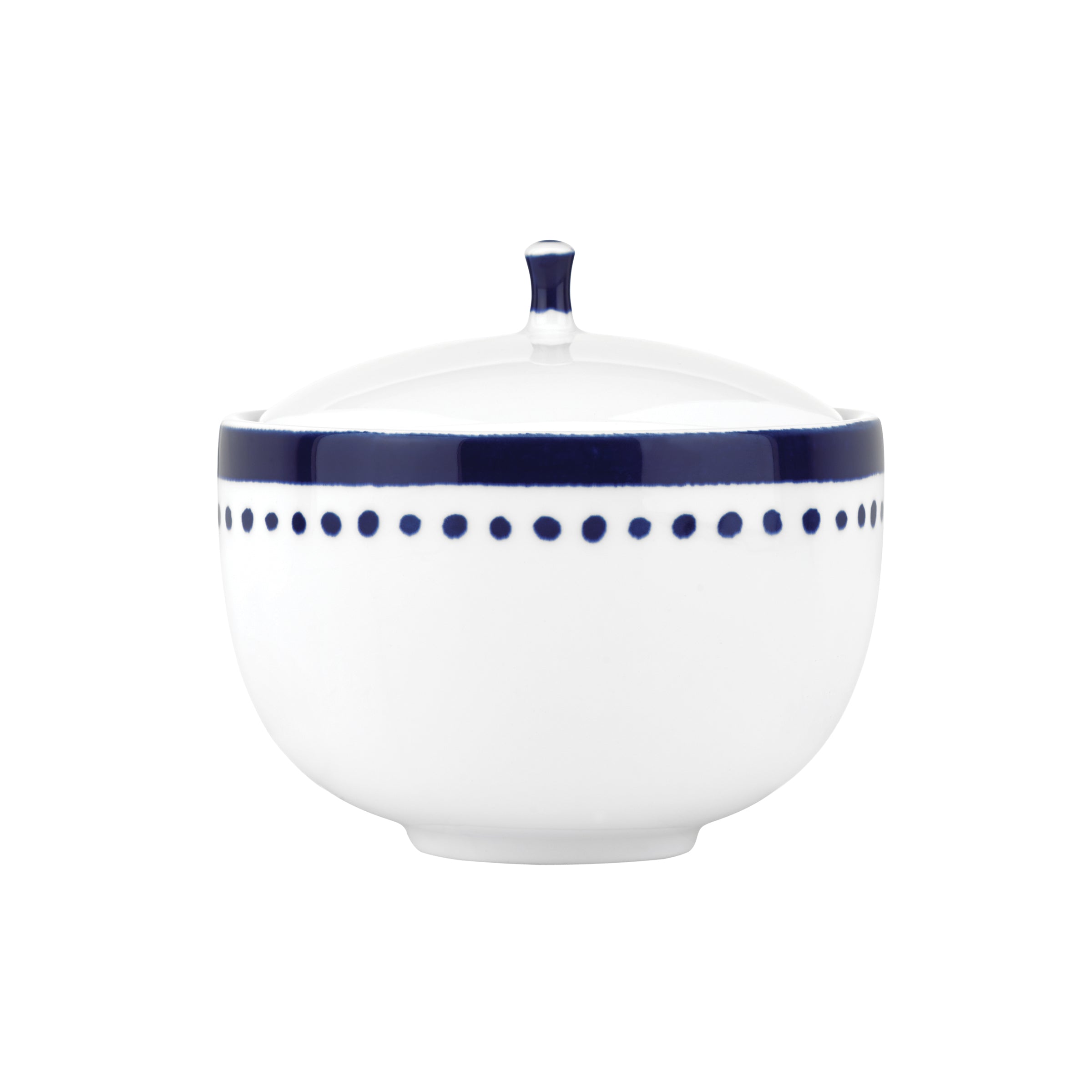 Charlotte Street Ceramic Sugar Bowl with Lid - Airtight Storage for Coffee, Tea & Kitchen Countertop Decor