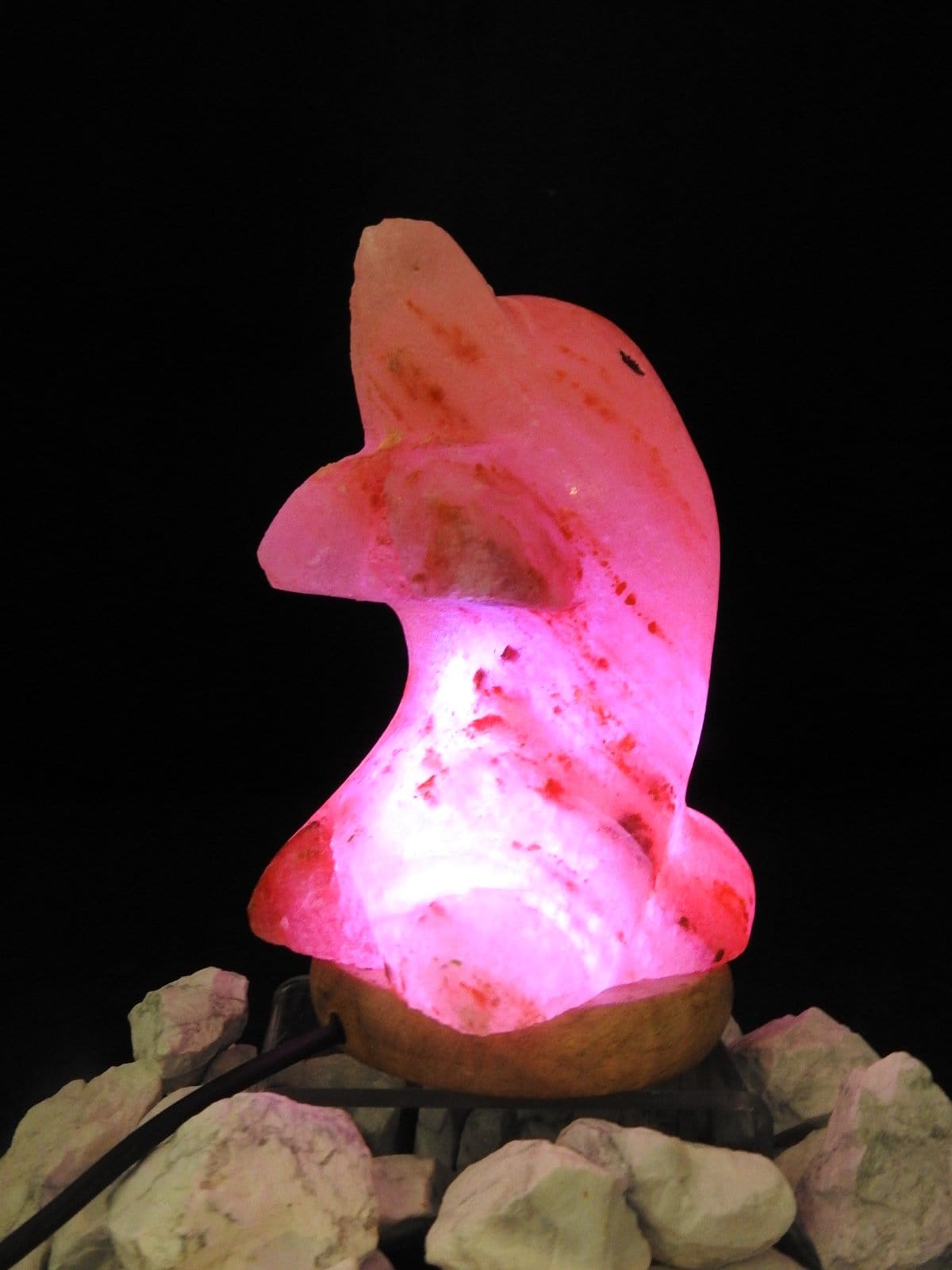 Himalayan Salt Lamp with Color Changing USB - Natural Air Purifier & Night Light for Home, Office, Yoga, Meditation & Relaxation