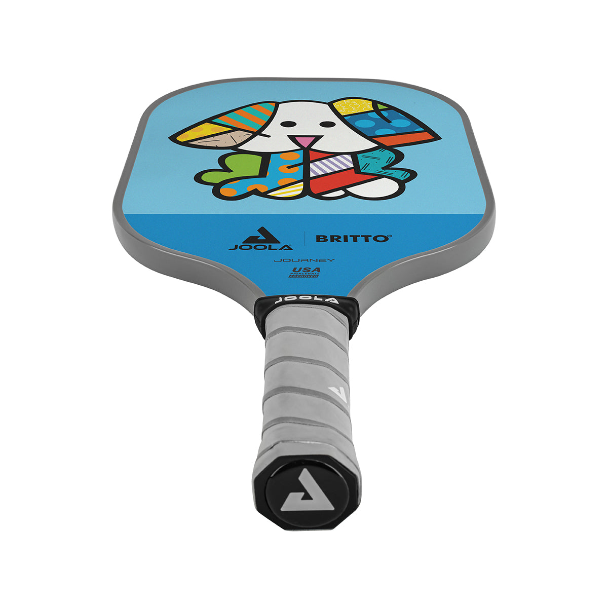 JOOLA BRITTO Pickleball Paddle - Premium Carbon Fiber Surface with Cushion Grip - USA Pickleball Approved - Perfect for Indoor & Outdoor Games, Tournaments & Recreational Play