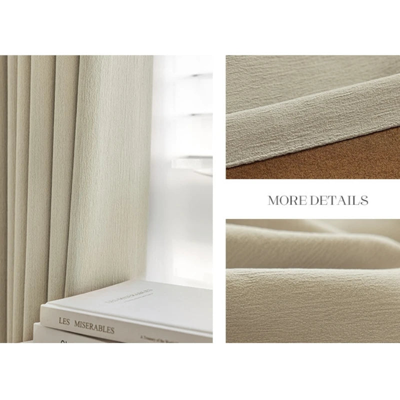 Ellie Anti-Bacterial Chenille Curtain Swatch - Soft Textured Fabric for Living Room, Bedroom & Nursery Decor - Premium Home Window Treatment