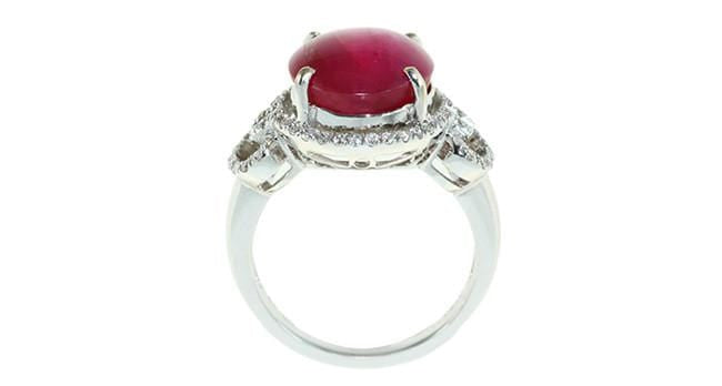 7.48 Carat Star Ruby Ring - Natural Gemstone Jewelry for Women - Perfect for Engagement, Anniversary & Special Occasion Gifts