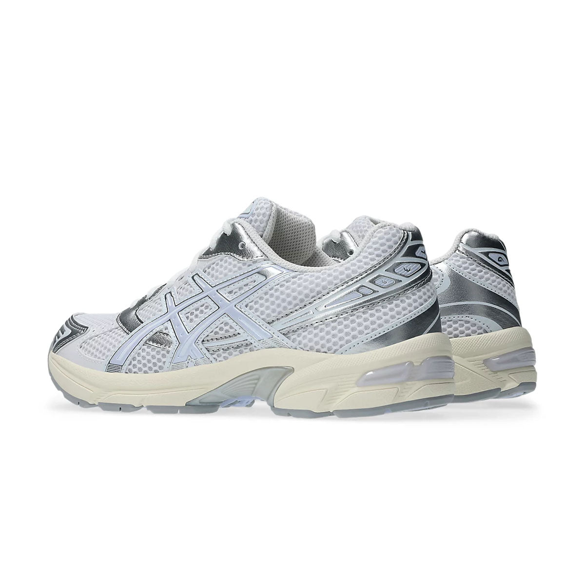 GEL 1130 Running Shoes for Men - White Blue Fade Athletic Sneakers for Jogging, Gym Workouts & Casual Wear