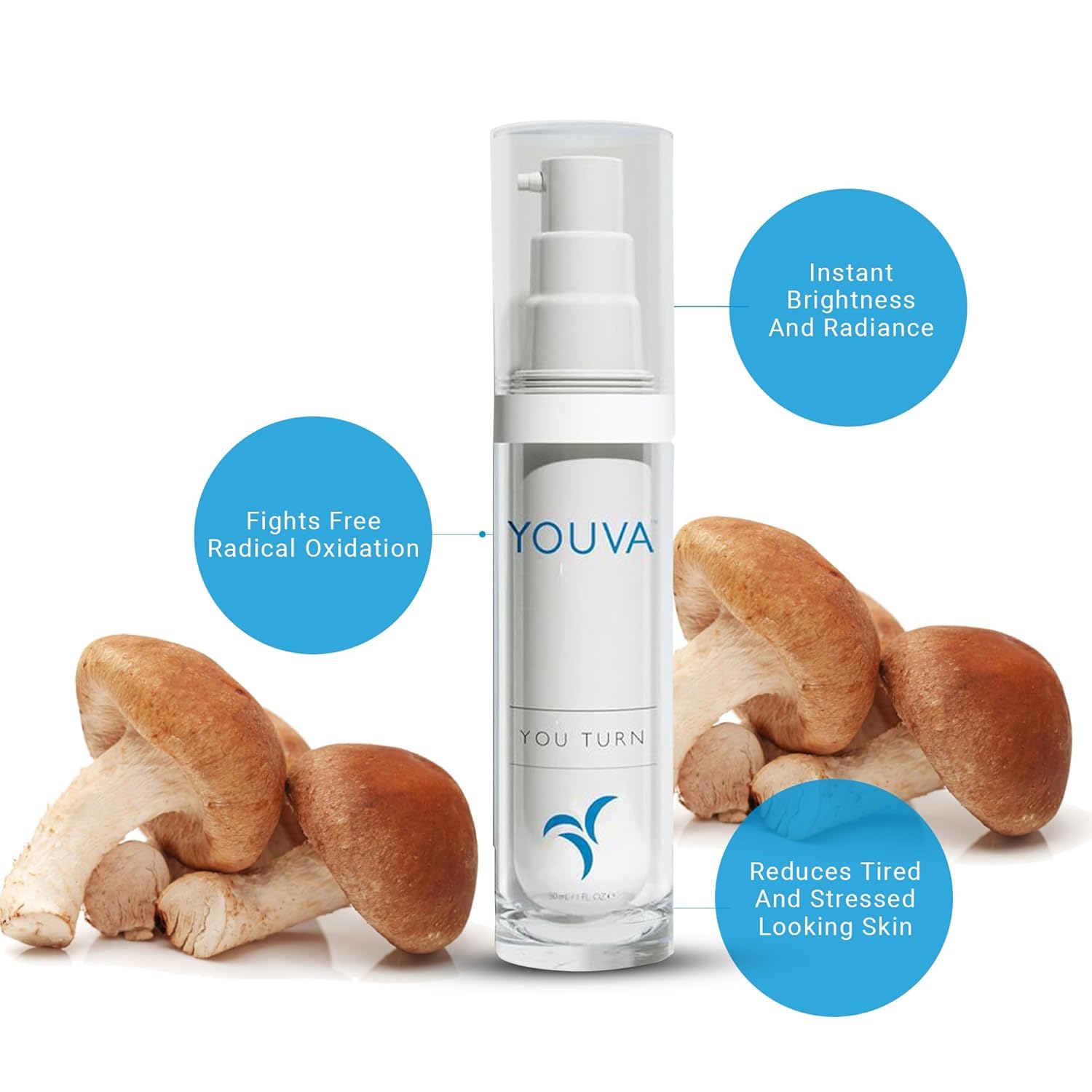 Youva 1oz Anti-Aging Face Moisturizer with Hyaluronic Acid & Marine Collagen | Hydrating Day & Night Cream for Wrinkles & Fine Lines | Brightening & Nourishing Skin Care | Perfect for Dry, Sensitive & Mature Skin | Use Daily for Youthful Glow