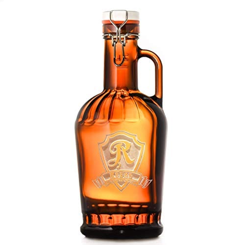 Custom Engraved German Beer Growler - Personalized Stainless Steel Growler for Home Brewing & Outdoor Adventures
