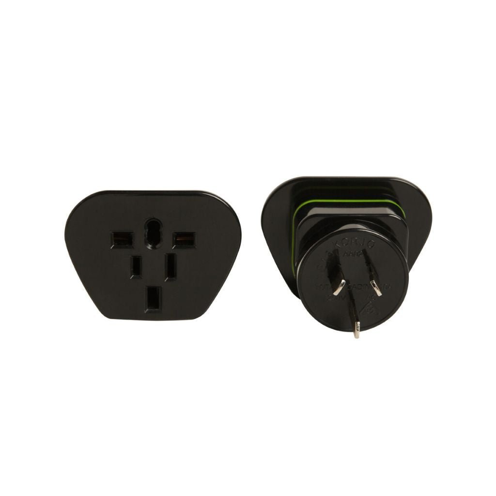 Universal Travel Adapter for Australia - Korjo World Adaptor AA02 - Perfect for Laptops, Phones & Devices - Ideal for Business Trips & Vacations