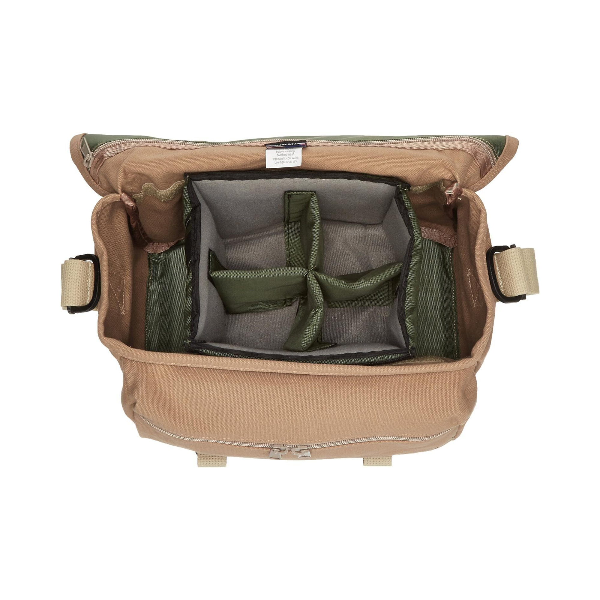 Domke F-6 Compact Shoulder Camera Bag - Durable Brown Waxwear for DSLR & Mirrorless Cameras - Perfect for Travel, Street Photography & Everyday Carry
