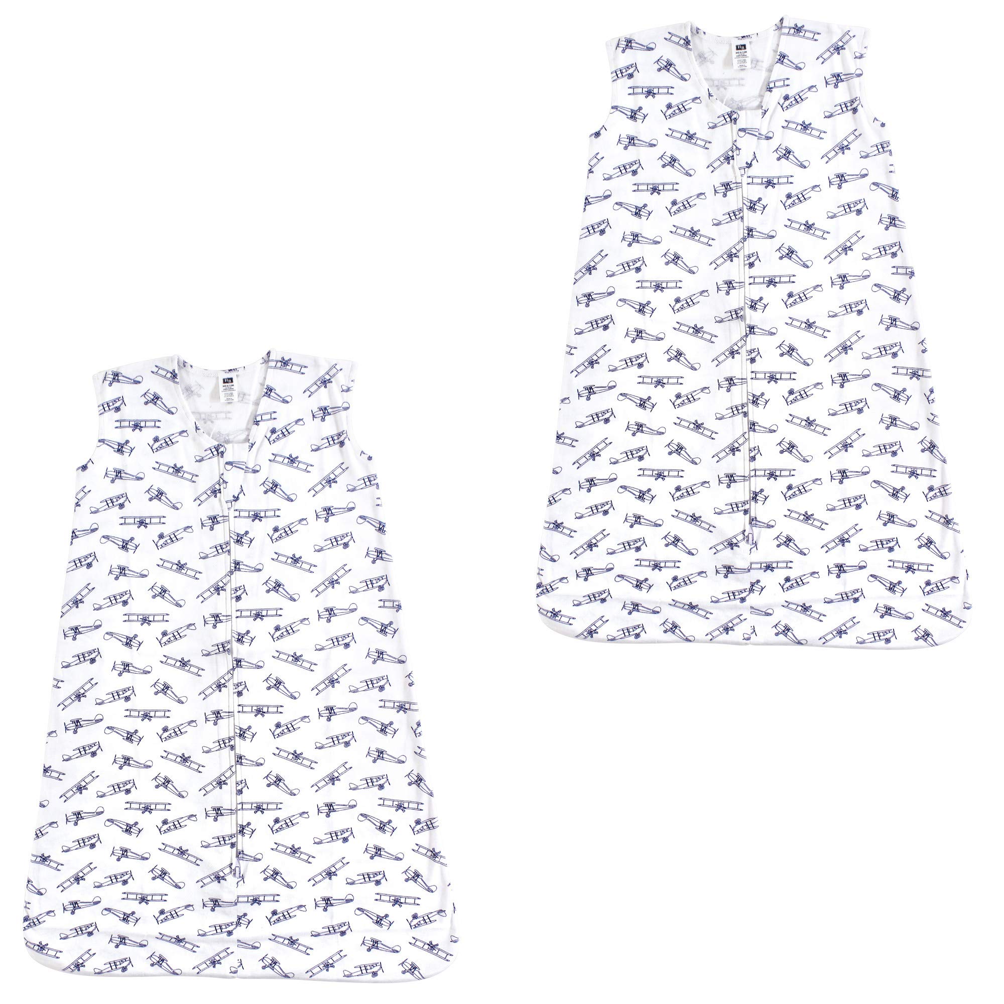 Hudson Baby Cotton Sleeveless Sleeping Bag for Infants - Comfortable Sleepwear