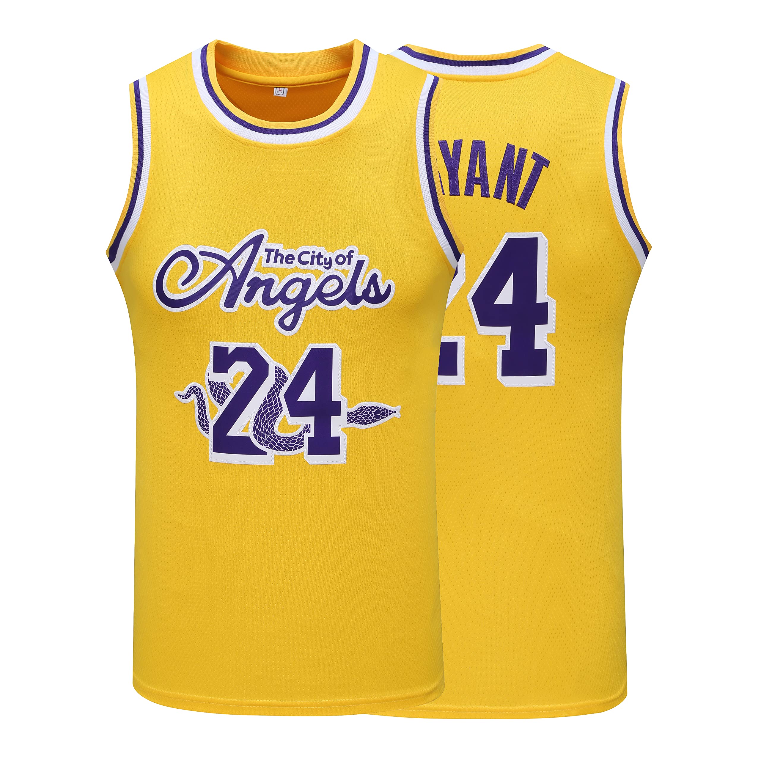 ChezMax Youth #24 Basketball Jersey - Breathable, Embroidered Basketball Shirts for Kids | Perfect for Games, Practice & Team Uniforms