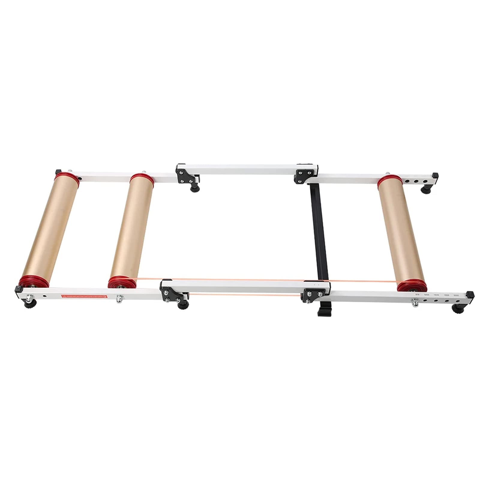 TAOMIAO Foldable Indoor Bike Trainer Stand - Adjustable Bicycle Rollers for MTB & Road Bikes - Portable Cycling Exercise Equipment for Home Workouts (Perfect for Indoor Training, Cardio Fitness & Winter Riding)