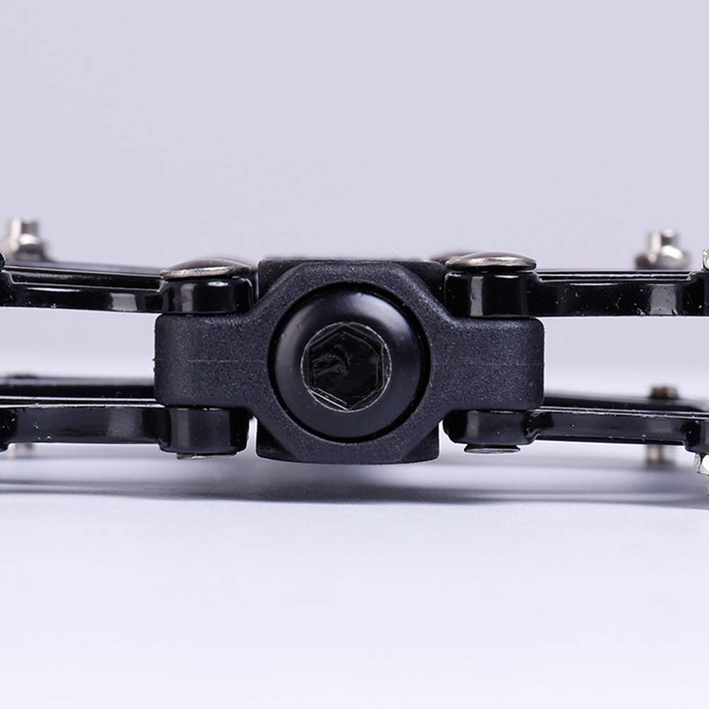 BESPORTBLE Universal Bike Pedals - MTB & Road Bike Pedal Replacement with Cleats, Platform Pedals for Mountain & Cycling Shoes - Ideal for Commuting, Trail Riding & Road Biking
