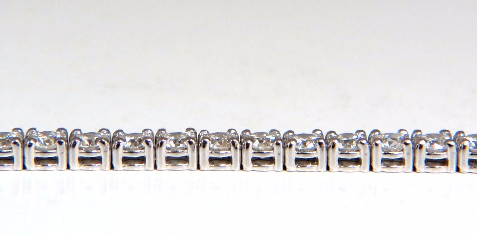 5.18ct Natural Diamond Tennis Bracelet in 14K Gold (G/VS) - 7 Inch, 54 Diamonds | Elegant Jewelry for Weddings, Parties & Special Occasions