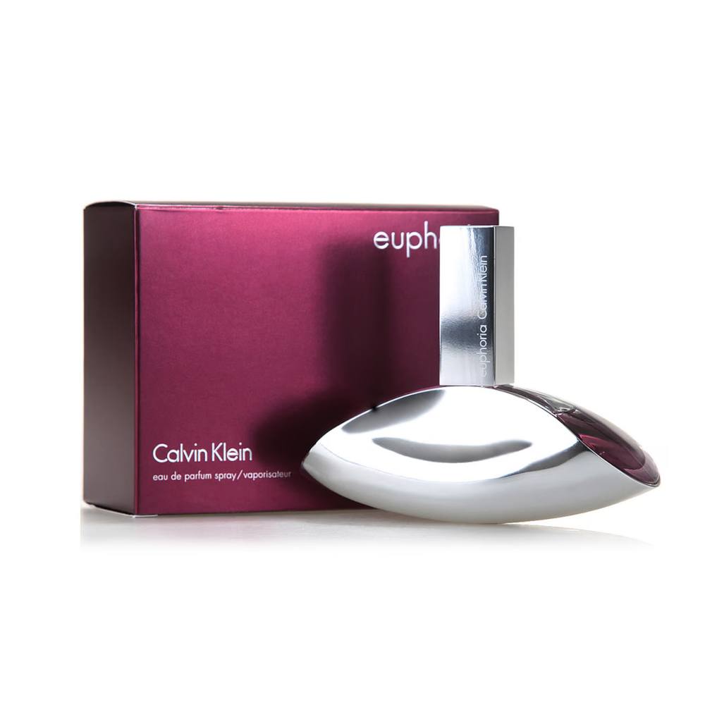 Calvin Klein Euphoria Women's Eau De Parfum 100ml - Floral Fruity Perfume for Date Night & Special Occasions