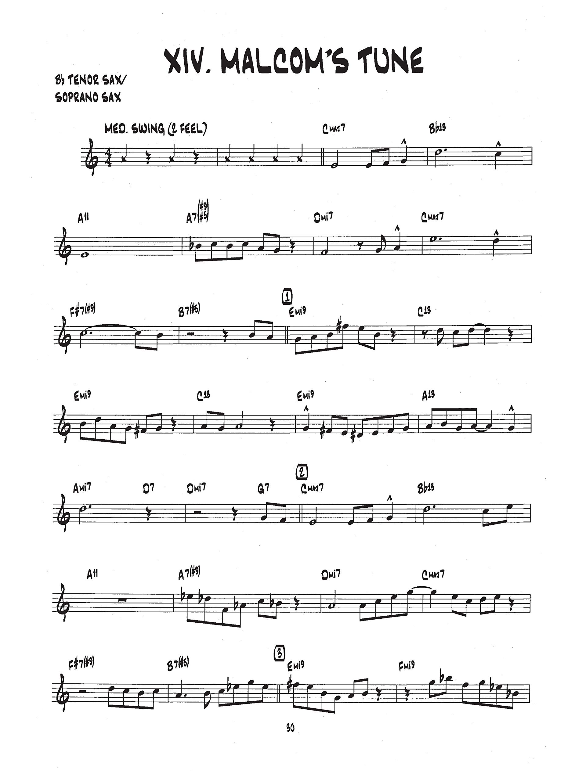15 Easy Jazz, Blues & Funk Etudes for B-flat Tenor Saxophone - Sheet Music Book with Online Audio (Instrumental Series) - Perfect for Saxophone Practice, Music Lessons & Jazz Performances
