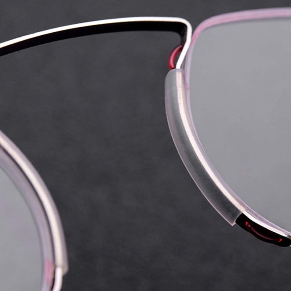 Portable Reading Glasses +2.50 Blue - Lightweight Armless Readers with Nose Clip & Protective Case - Perfect for Travel, Office, and Everyday Reading