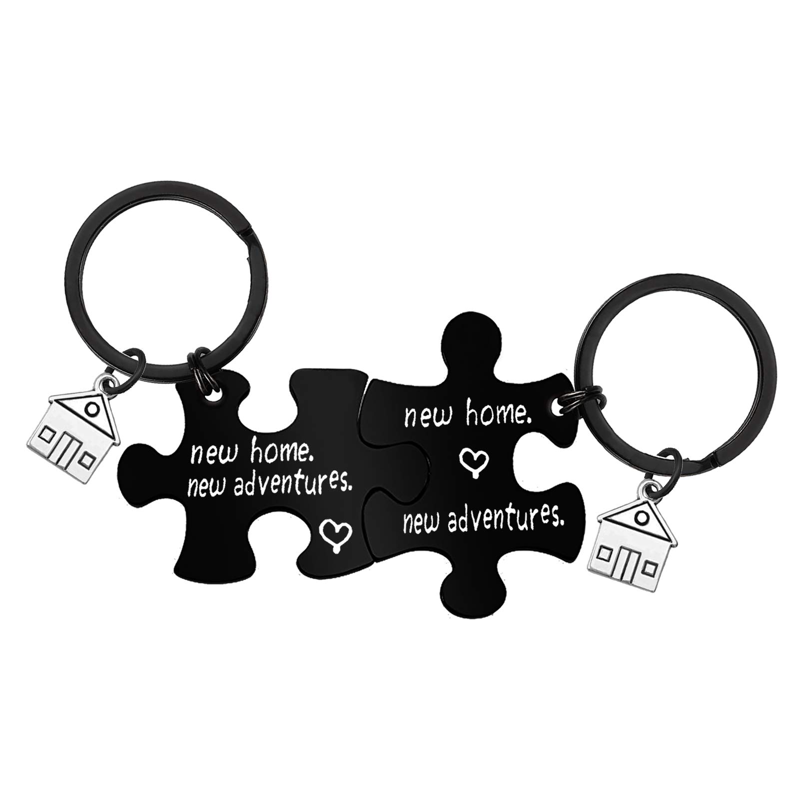Xiahuyu New Home Keychain - Housewarming Gift for New Homeowners, First Home & Moving In Present - Perfect for House Keys, Welcome Gifts & New Home Decor