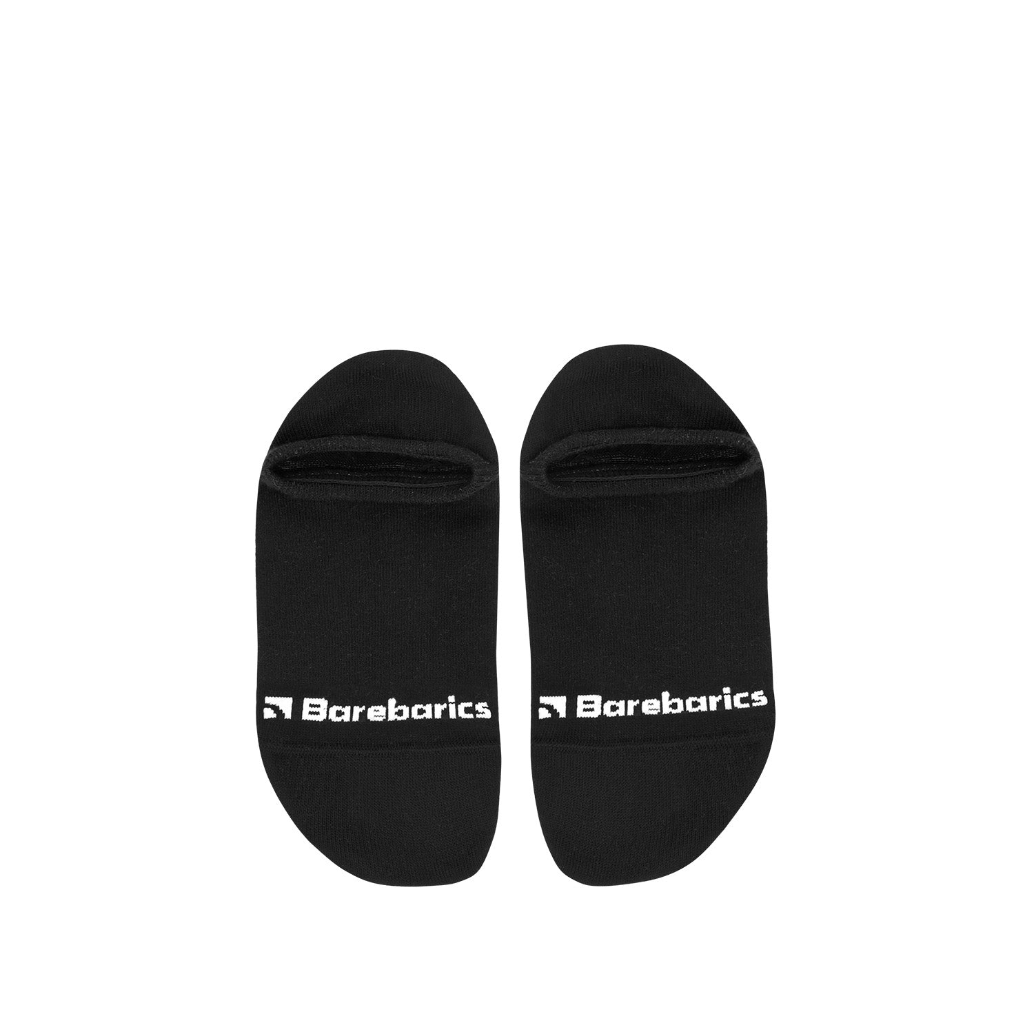 Barebarics Barefoot No Show Socks - 3 Pack Black | Minimalist Socks for Running, Yoga & Everyday Comfort