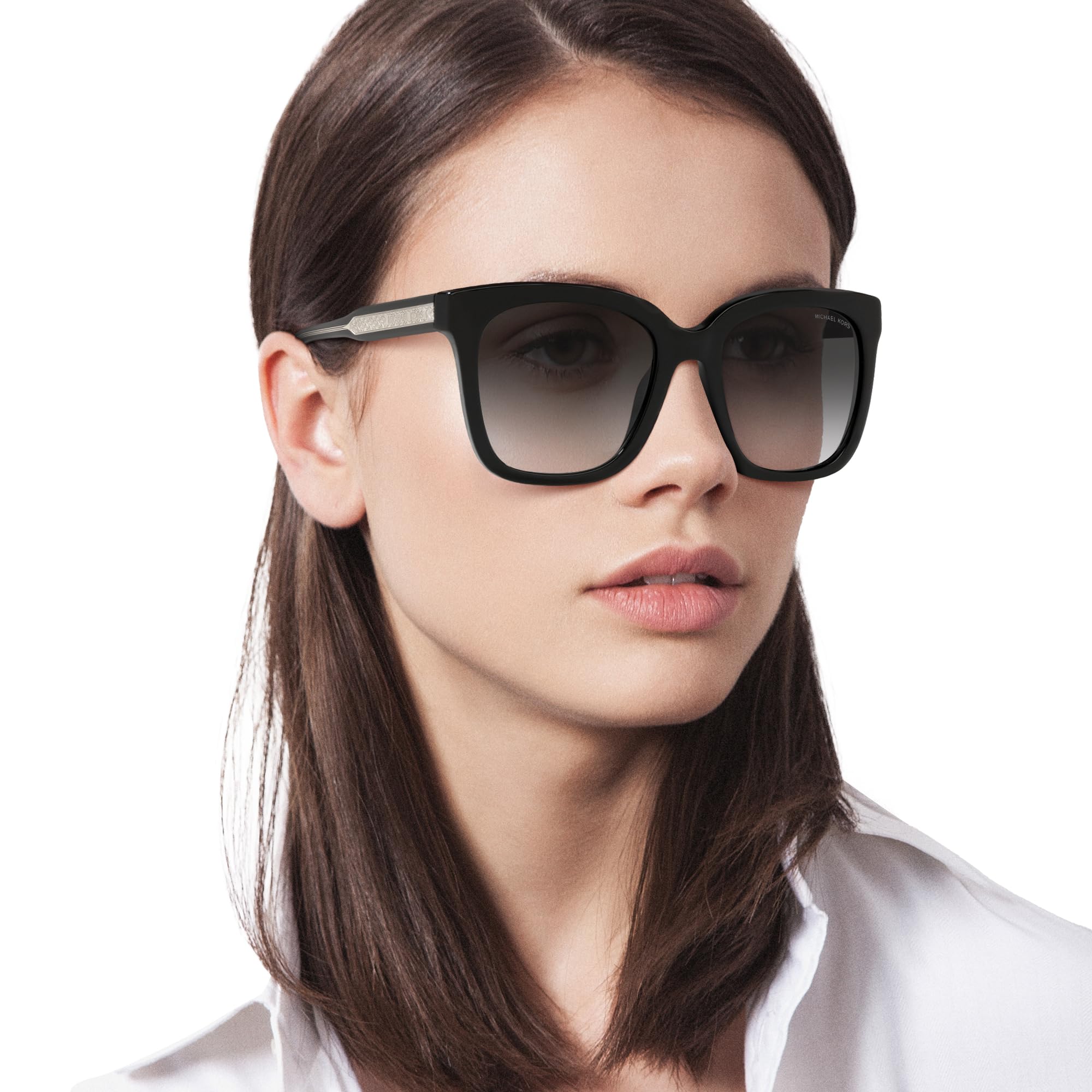 Michael Kors MK2163 San Marino Square Sunglasses for Women - UV Protection, Polarized Lenses, Fashionable Square Frame - Perfect for Beach, Driving & Outdoor Activities