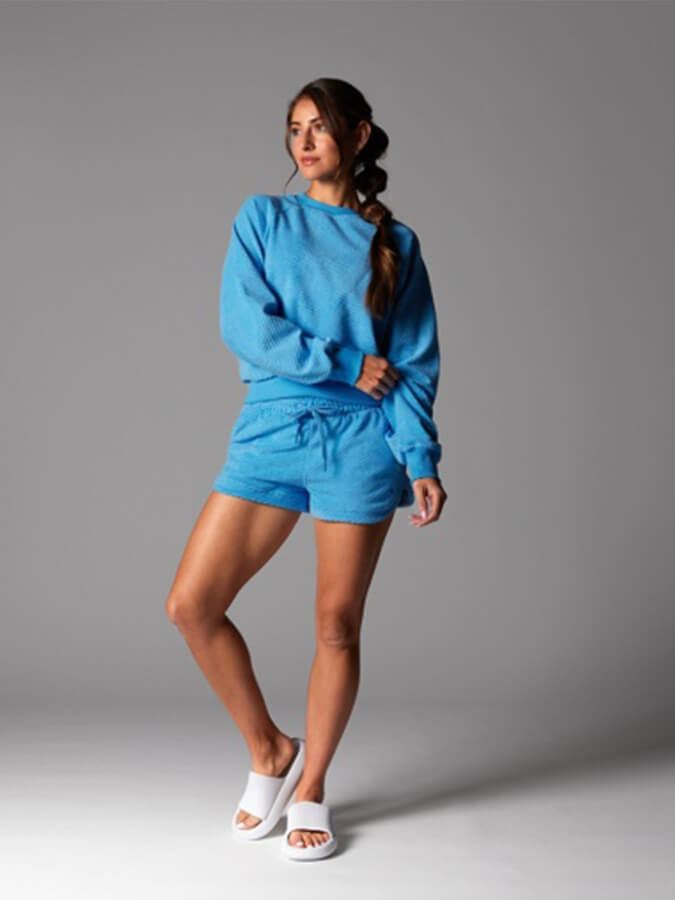 Tavi Ease Crew Women's Terry Sweatshirt | Soft Cotton Pullover | Casual Loungewear & Athleisure Top for Everyday Comfort