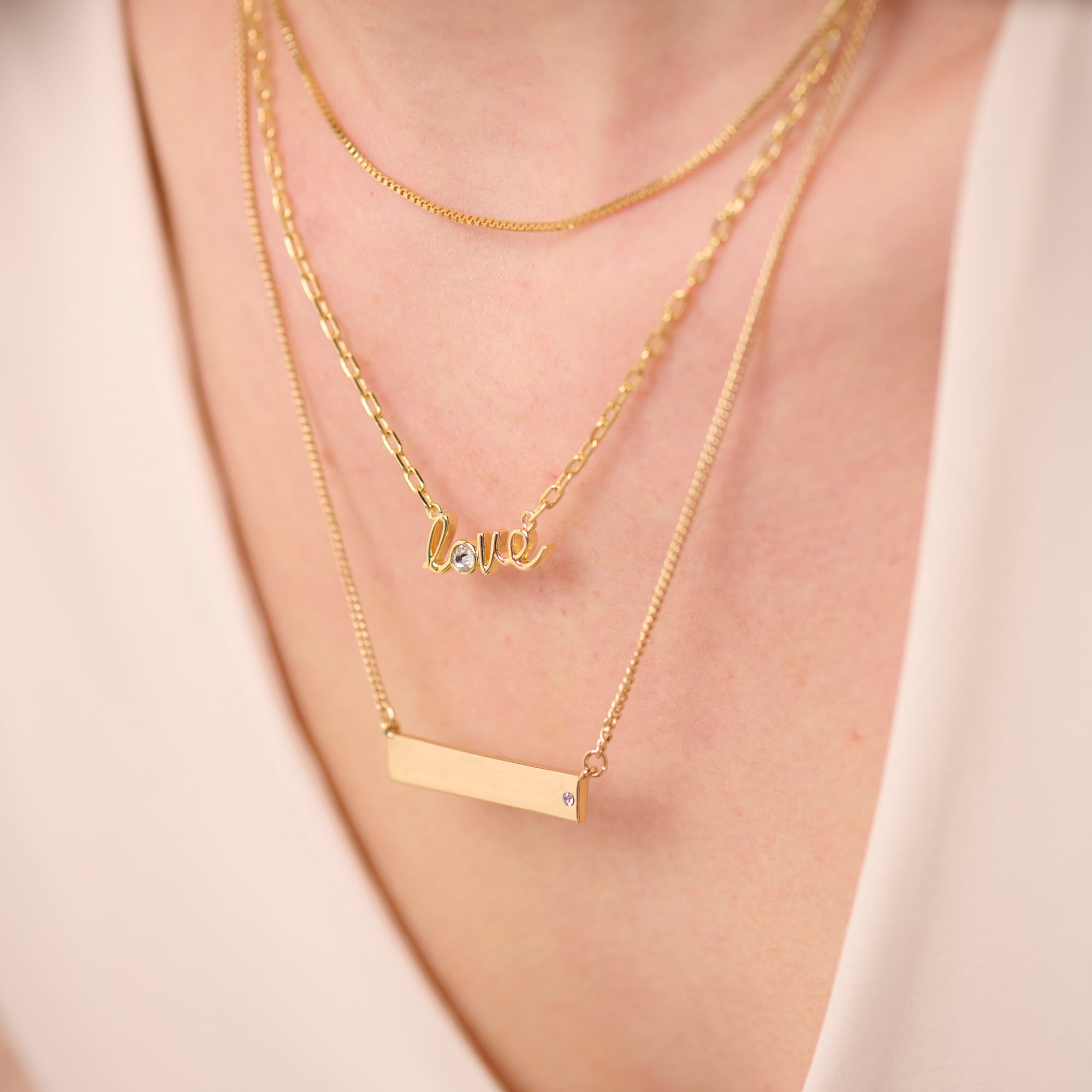 Elegant Bar Necklace with Sparkling Crystal Accent - Perfect for Date Nights, Weddings & Special Occasions