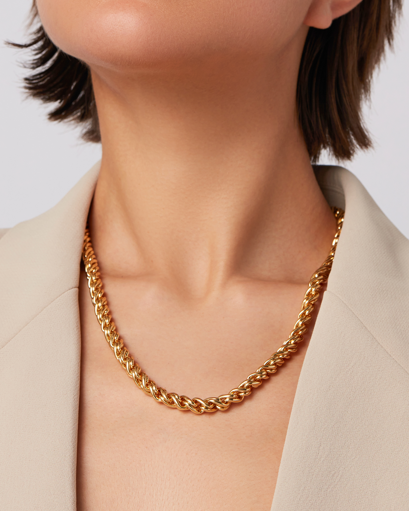 Rizzo Gold Necklace for Women - Elegant Layering Jewelry for Everyday Wear & Special Occasions