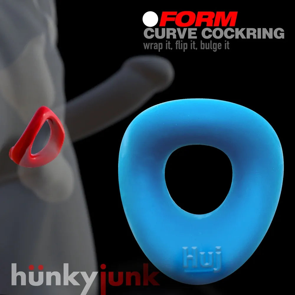 HUJ Form C Ring Tar Ice - Durable Stainless Steel Ice Cube Tray for Cocktails, Whiskey & Cold Drinks - Perfect for Home Bars, Parties & Office Use