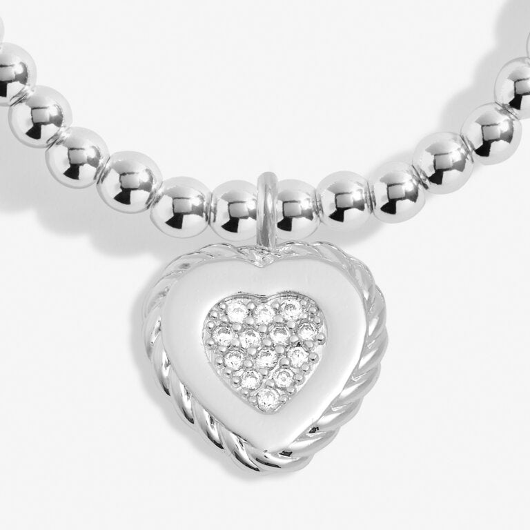 Joma Jewellery Bracelet - A Little Kind Heart Charm Bracelet for Women | Dainty & Elegant Jewelry Gift for Her | Perfect for Everyday Wear, Special Occasions & Gifting