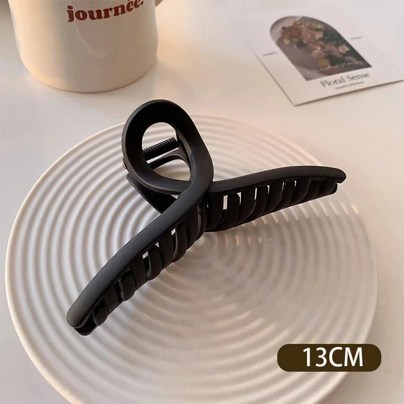 Cross Matte Hair Clips for Women - Non-Slip Hairpins for Ponytails, Braids & Updos - Trendy Hair Accessories for Everyday, Work & Special Occasions