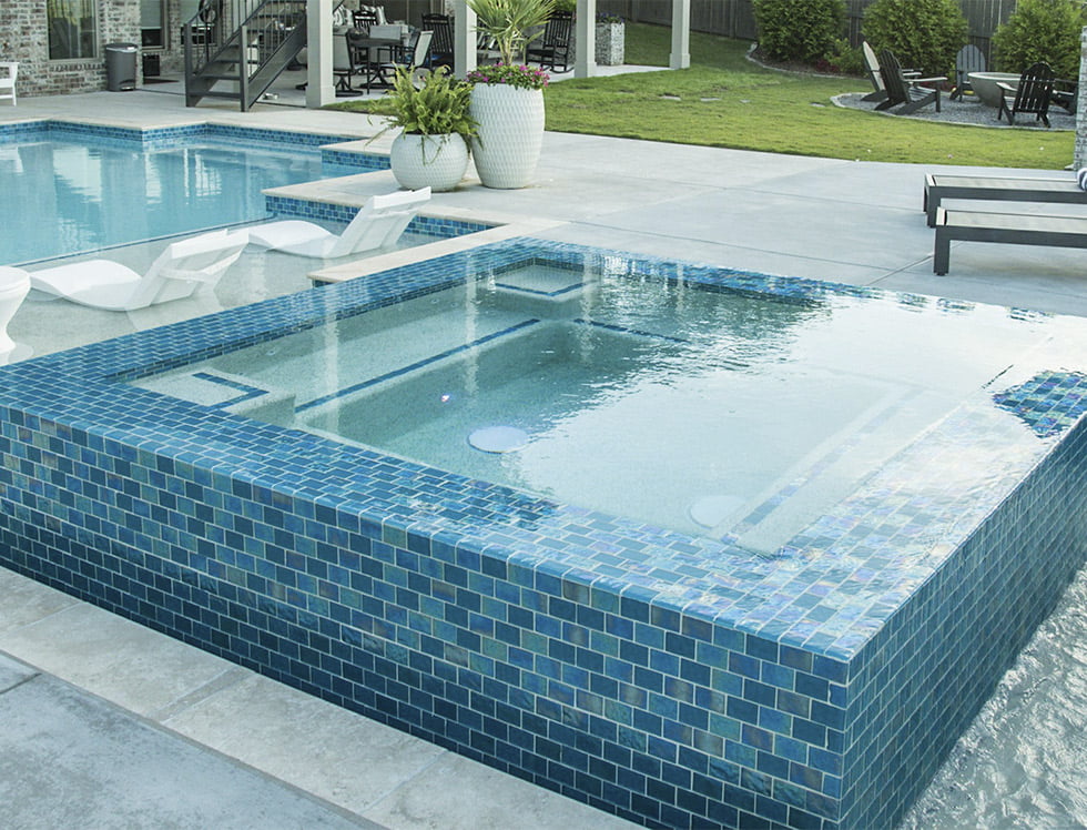 Iridescent Glass Tile SoCal Turquoise 2x3 - Stunning Backsplash for Kitchen & Bathroom Decor
