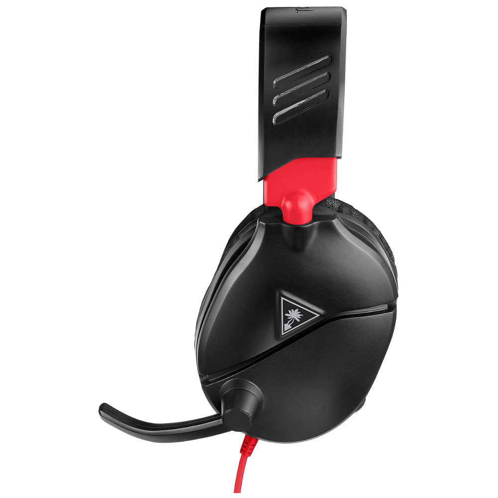 Turtle Beach Ear Force Recon 70 Wired Gaming Headset with Mic - Black/Red - Compatible with Nintendo Switch, PS5, Xbox Series X, PS4, Xbox One & PC - Perfect for Competitive Gaming & Online Chat