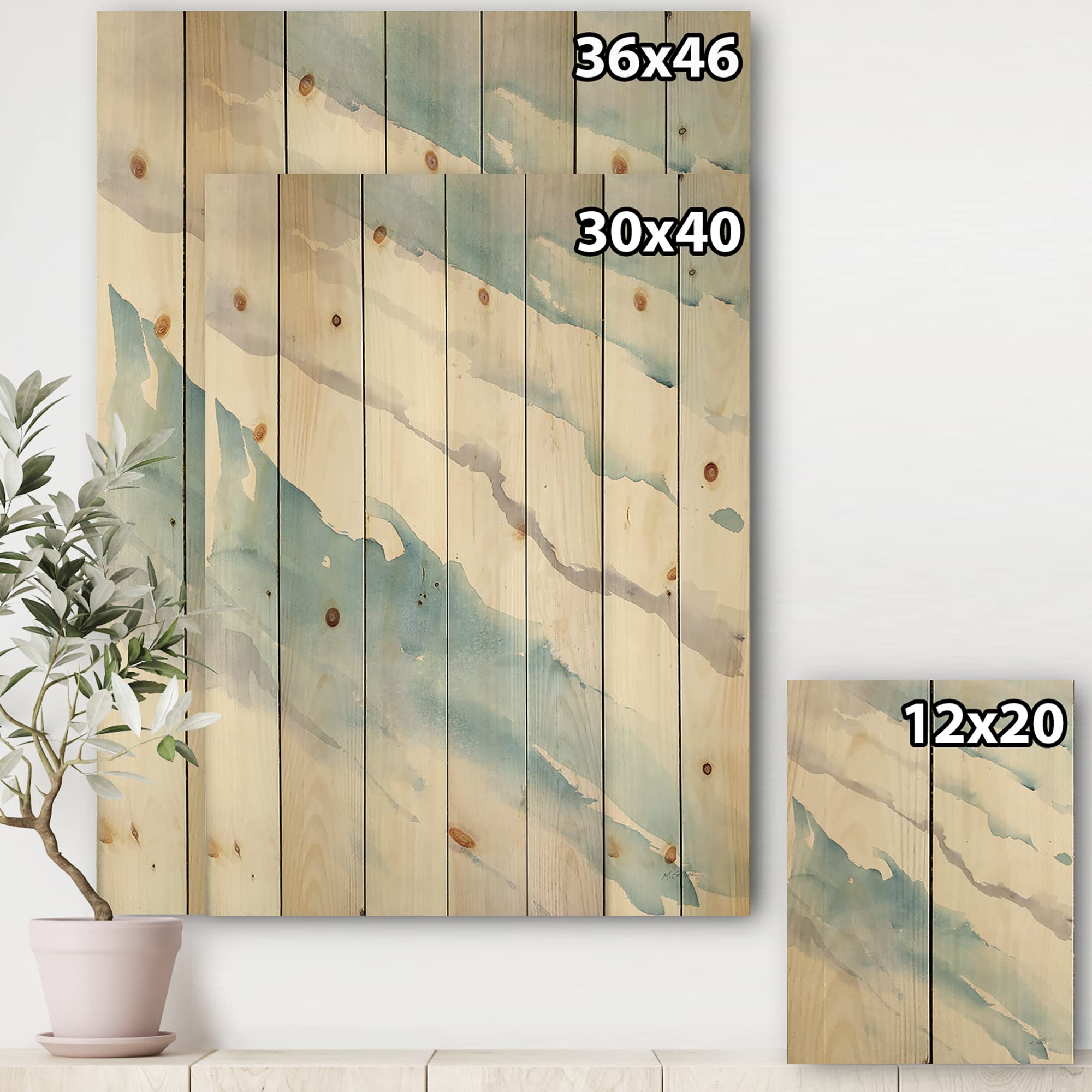 Modern Abstract Drift Wood Wall Art - Handcrafted Grey Wood Panel Decor for Living Room, Bedroom & Office - Natural Pine Wood Wall Hangings for Rustic & Contemporary Home Decor