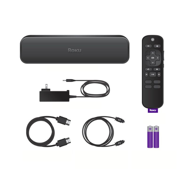 Roku Streambar SE - 2-in-1 Soundbar with Streaming Support | Premium Audio & 4K Streaming | Perfect for Home Theater & Movie Nights (Black)