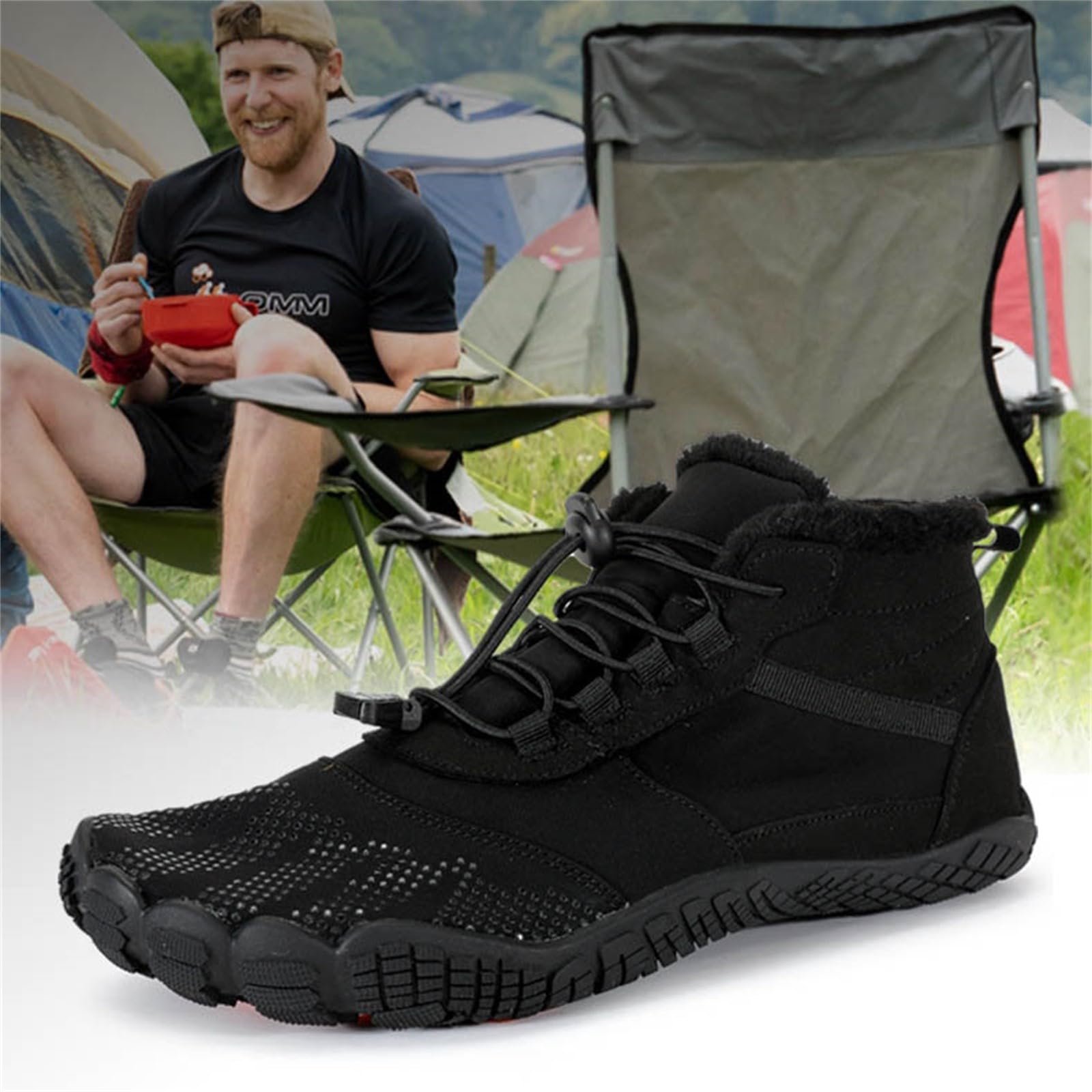 Plantar Fasciitis Shoes for Women - Non-Slip Work Shoes & Comfortable Slip-On Sneakers - Black Anti-Slip Platform Tennis Shoes for Pregnant Women | Perfect for Work, Walking & Everyday Comfort