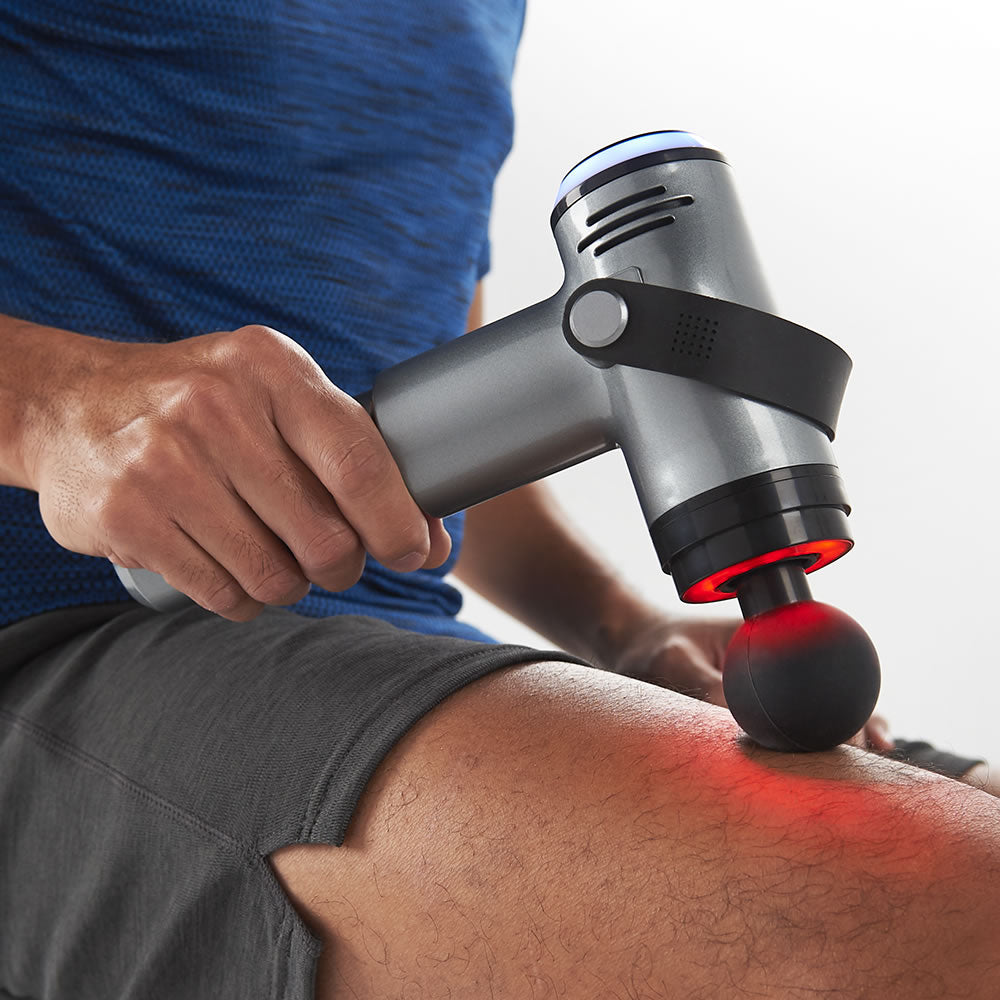 Prosage Thermo Massager - 3 Speed Adjustable Deep Tissue Massage Gun with Interchangeable Heads for Pain Relief, Muscle Recovery & Relaxation | Perfect for Athletes, Gym Lovers & Home Use