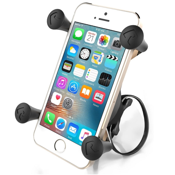 RAM EZ ON/OFF™ Universal Bike Mount with X-Grip® Phone Holder - Compatible with Smartphones & GPS Devices - Perfect for Cycling, Commuting & Outdoor Adventures (RAP-274-1-UN7U)