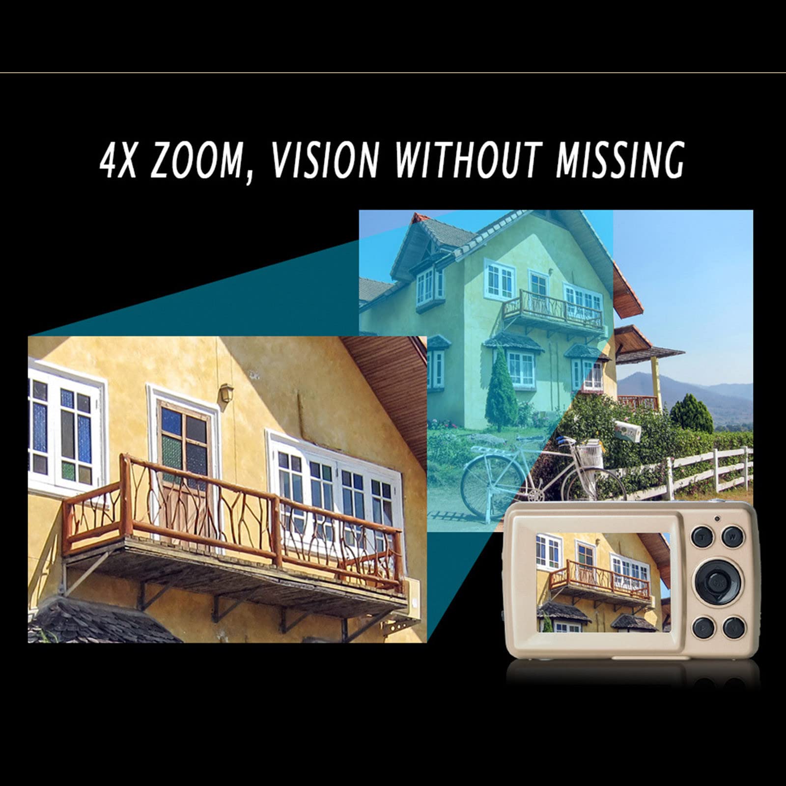 Mini Vlogging Camera with Anti-Shake - 2.4